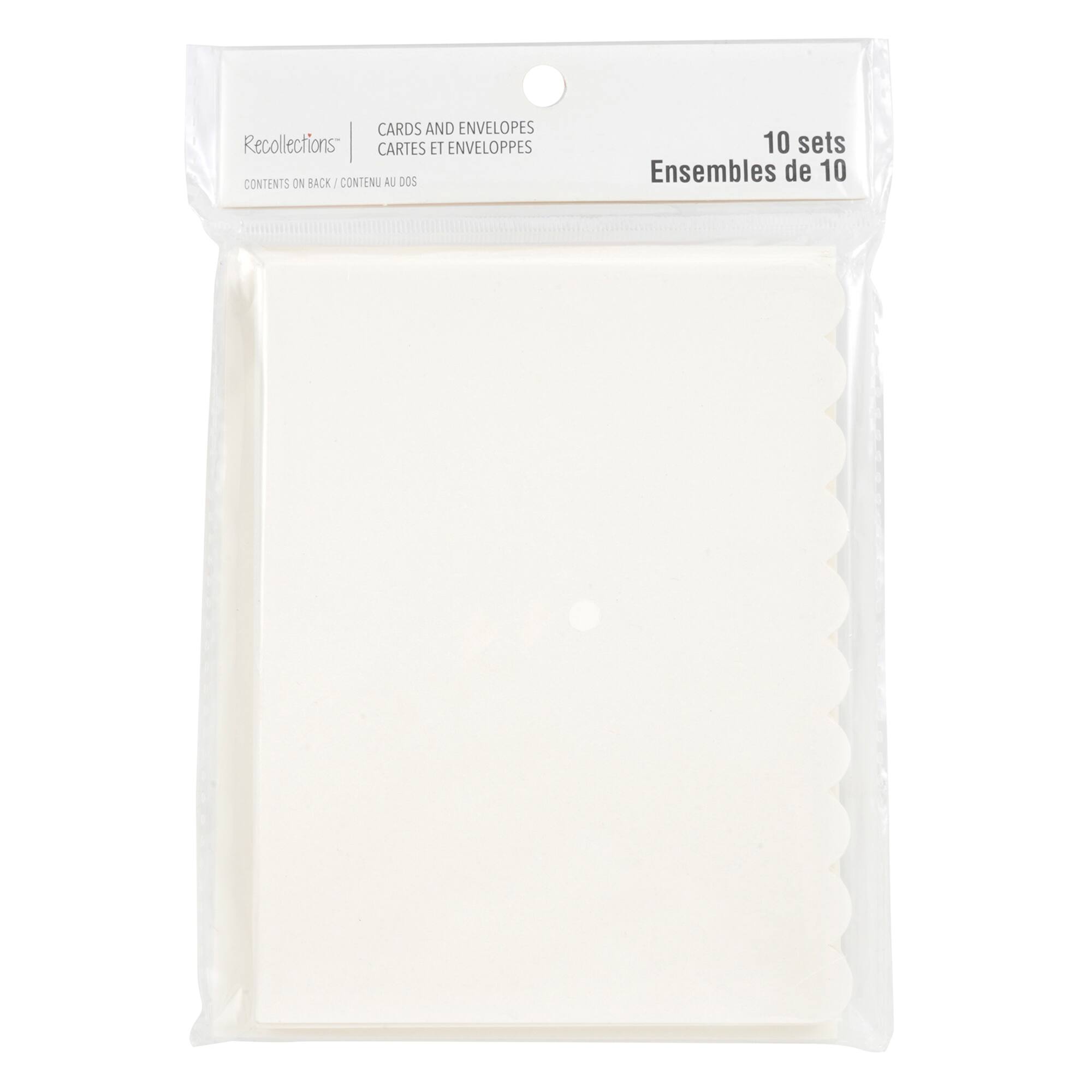 Scalloped Folded Cards & Envelopes by Recollections